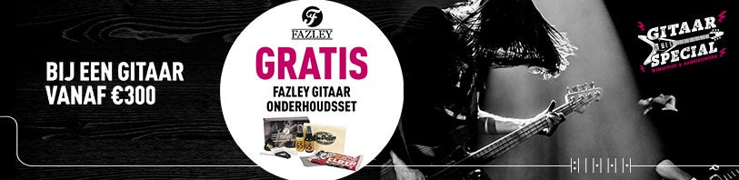 Gratis Fazley gitaar onderhoudsset bij je gitaaraankoop! | Bax Music